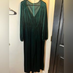 SHEIN Curve Velvet Jumpsuit